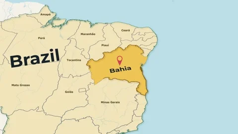 Brazil Acre Map Animation – State Highlight | 4K Stock-Footage 347140673