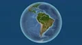 Brazil and Globe. Satellite 4k or 4k+ Resolution