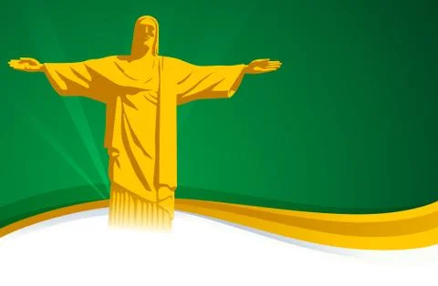 Brazil Background Stock Illustration