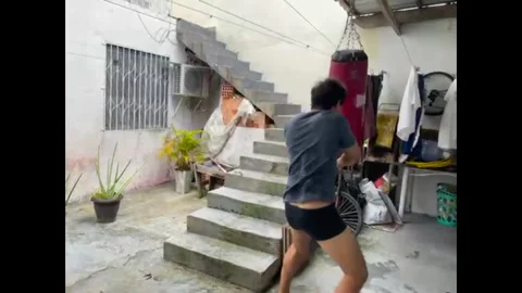 Brazil: Boxing Training Went Wrong Stock-Footage 331588833