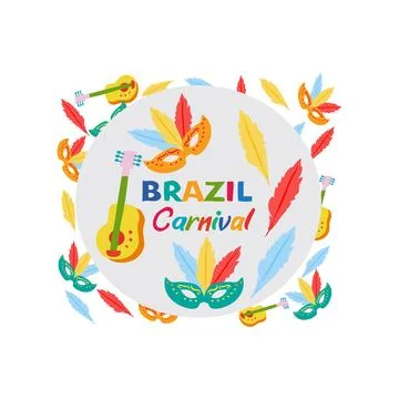 Brazil Carnival Stock Illustration