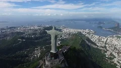 Brazil Rio De Janeiro Brasil Cristo Redentor Vintage RPPC 07.92