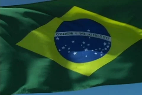 Brazil Flag 2 Video stock 137028