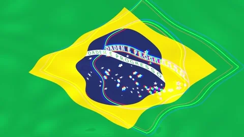 BRAZIL FLAG ANIMATION Stock Footage 221960485