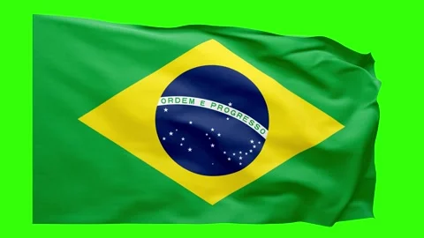 Brazil Flag Animation – Seamless Loop (4K UHD) Stock Footage 318006023