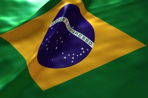 Brazil flag background 스톡 일러스트