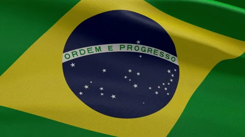 Brazil Flag Stock Footage 157131696