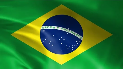 Brazil Flag Stock Footage 262499717
