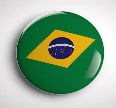 Brazil flag icon Stock Illustration