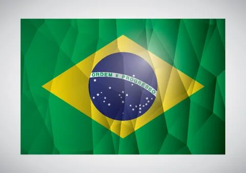 Brazil Flag Icon イラスト素材