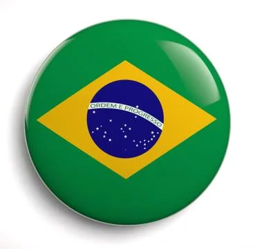 Brazil flag Stock Illustration