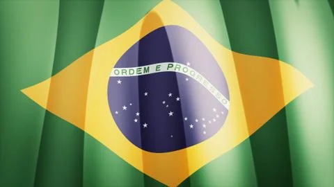 Brazil Flag Stock Illustration