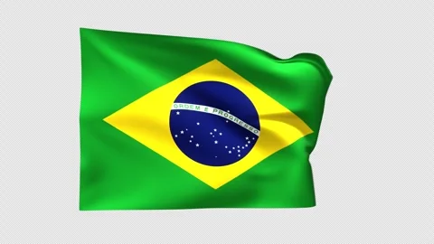 Brazil Flag Looping Animation Stock Footage 251773409