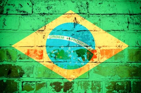 Brazil flag Stock Photos