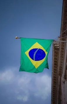 Brazil flag Stock Photos