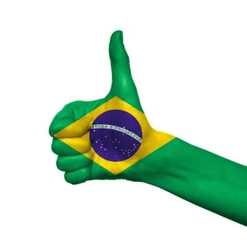 Brazil flag Stock Photos