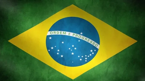 Brazil Flag Seamless Looping Background Stock Footage 339288050