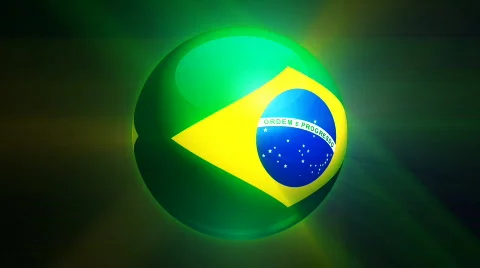 Brazil Globe Stock Footage 743390