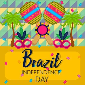 Brazil independence day Stock Illustration
