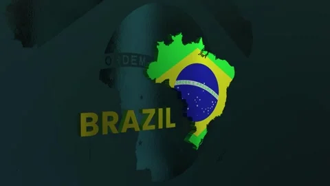 Brazil Map Stock Footage 279730646