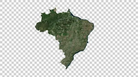 Brazil Map Stock Illustration