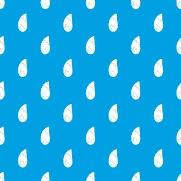 Brazil nut pattern seamless blue Stockillustratie