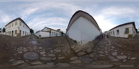 Brazil Paraty Town 360 VR Stock Footage 90432753