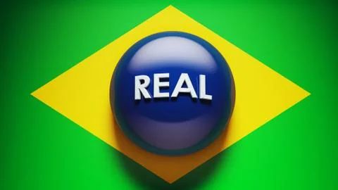Brazil real concept Stock Illustration