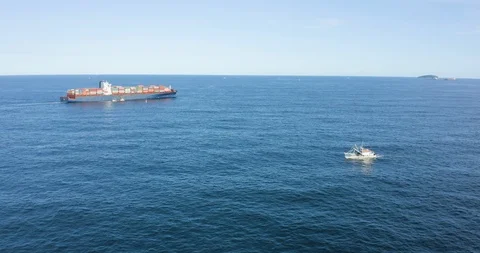 Brazil - Rio - Cargo Ship Timelapse Stock Footage 109292409