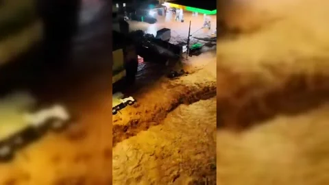 Brazil: Severe Storms Devastate Brazil as Dozens Killed and Missing Stock Footage 329608746