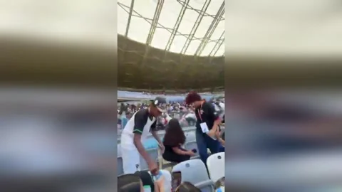 Brazil: Stadium Explodes Into Chaos During Student AI Mega Event Stock Footage 321515526