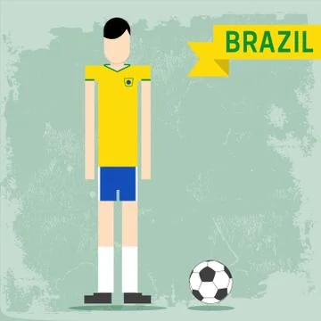 Brazil Uniform Stock Illustration