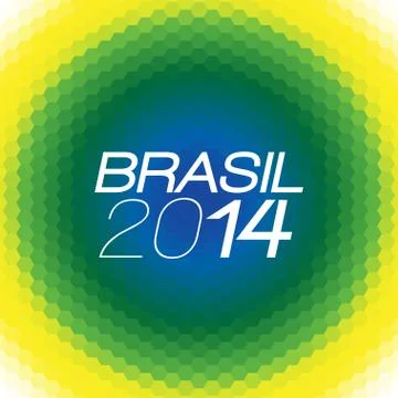 Brazil Vector Color Background Stock Illustration