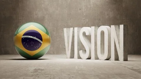 Brazil. Vision Concept. Stock Illustration