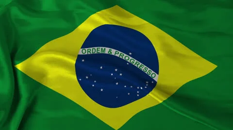 Brazilan flag Stock-Footage 22694252
