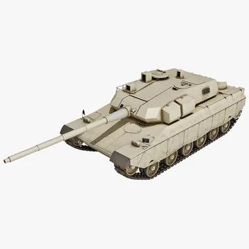 Brazilian Battle Tank EE-T1 2 3D Model