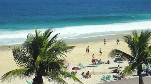 Brazilian Beach Stock Footage 264010085
