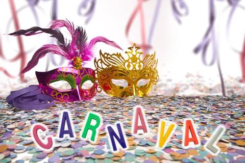 Brazilian Carnival background Stock Photos