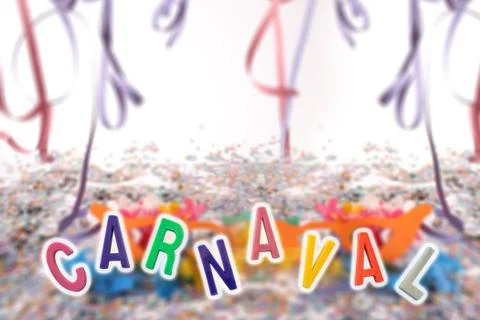Brazilian Carnival text Stock Photos