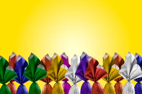Brazilian Easters eggs Stock Photos