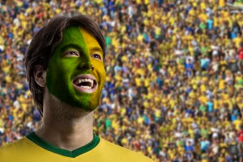 Brazilian fan Stock Photos