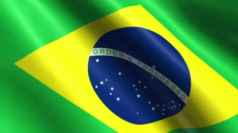 Brazilian Flag Animation – 4K Resolution Ultra HD 動画素材 41795443