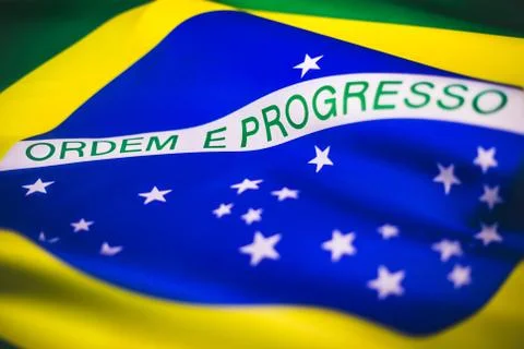 Brazilian Flag Stock Illustration