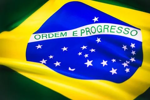 Brazilian Flag Stock Illustration