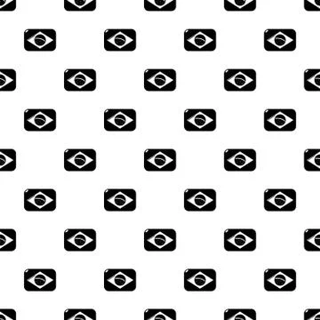 Brazilian flag pattern vector seamless Stock Illustration