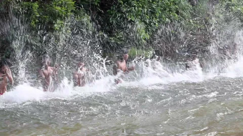 Brazilian Indians Stock Footage 28693958