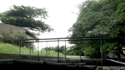 Brazilian model walks small bridge-Rio De Janeiro beach 스톡 동영상 33650754