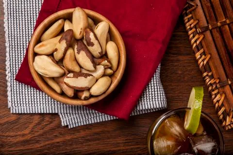 Brazilian nut Stock Photos
