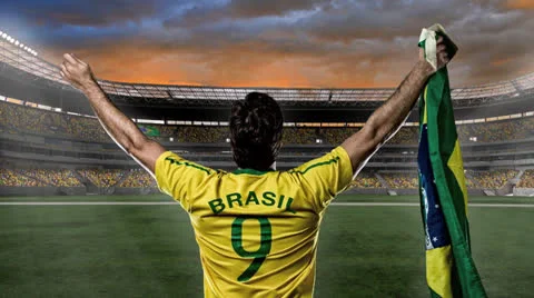 Brazilian Player Stock Footage 24722341