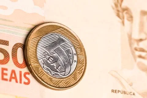 Brazilian real Stock Photos